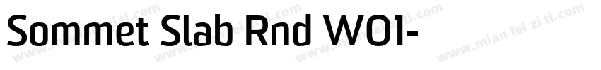 Sommet Slab Rnd W01字体转换